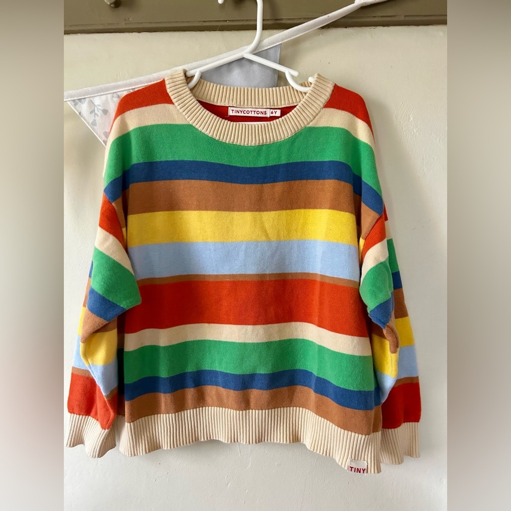 Tiny Cottons Multicolor Striped Sweater - image 1
